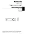 Panasonic PT-LC80E 작동 가이드