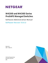 Netgear M4300-12X12F (XSM4324S) - Stackable Managed Switch with 24x10G including 12x10GBASE-T and 12xSFP+  Layer 3 Administrator's Guide