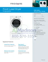 Frigidaire FFQE5100PW Specification Sheet