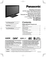 Panasonic tc-42p1 Mode D'Emploi