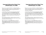 Epson 4000 Release Note