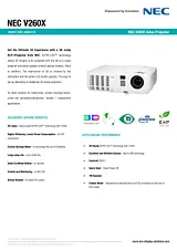 NEC V260X 60003178 Prospecto