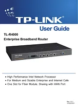 TP-LINK TL-R4000 ユーザーズマニュアル