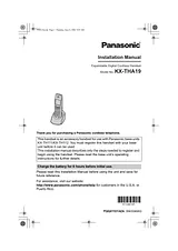 Panasonic kx-tha19 Bedienungsanleitung