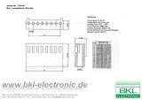 Bkl Electronic 72635 Housing Grid pitch: 2.54 mm Number of pins: 20 Nominal current: - 72635 Datenbogen