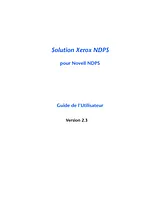 Xerox Novell Distributed Print Services (NDPS) Support & Software Betriebsanweisung