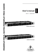 Behringer Autocom Pro-XL MDX1600 User Manual