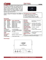 TV One 1T-V1280DVI Leaflet