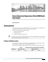 Cisco Cisco Interactive Experience Client 4632 Guida All'Installazione