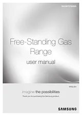 Samsung Freestanding Gas Ranges (NX58F5700W Series) Справочник Пользователя
