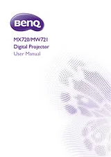Benq MX720 Manual Do Utilizador