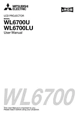 Mitsubishi wl6700lu 用户手册