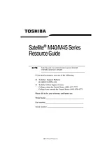Toshiba M45 ユーザーズマニュアル