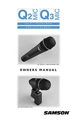 Samson Q3 Manual Do Utilizador