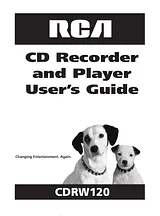 RCA CDRW120 Manual De Usuario