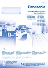 Panasonic CUCE9HKE Operating Guide