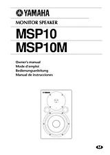 Yamaha MSP10M Справочник Пользователя