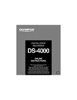 Olympus DS-4000 Справочник Пользователя