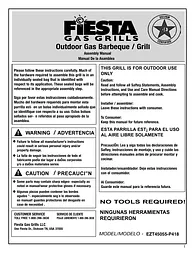 Fiesta EZT45055-P418 User Manual