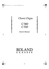 Roland C-380 ユーザーズマニュアル