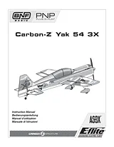 E-flite Carbon-Z Yak 54 3X EFL10575 Data Sheet