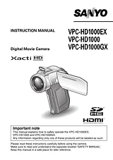 Sanyo VPC-HD1000 Benutzerhandbuch