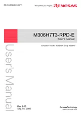 Renesas M306H7T3-RPD-E 用户手册
