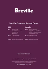 Breville BPR600XL 说明手册