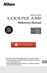 Nikon COOLPIX A300 Manual De Referência