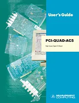 Measurement Specialties PCI-QUAD-AC5 Справочник Пользователя