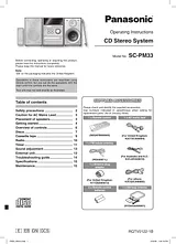 Panasonic SC-PM33 Manuale Utente