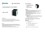 C&E PTC heater 30 m² Black/silver PTC-150A PTC-150A Datenbogen