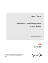 Netgear AirCard 802S (Sprint) – Overdrive Pro™ 3G/4G Mobile Hotspot for Sprint Guia Do Utilizador