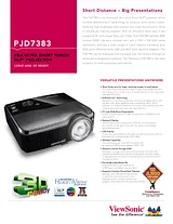 Viewsonic PJD7383 Specification Guide