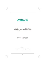 User Manual (K8UPGRADE-VM800)