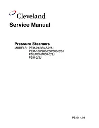 Cleveland Range PEM-300-3J Manual Do Utilizador