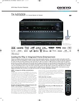ONKYO TX-NR5008 Guia De Especificação
