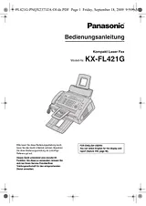 Panasonic KX-FL421 작동 가이드