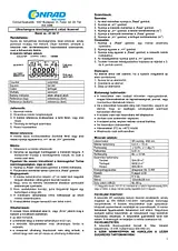 Toolcraft Ultrasound rangefinder Reading range (max.) 15 m 815817 产品宣传页