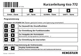 Hengstler tico 772 Multifunctional counter tico 772 115 V/AC 2R Assembly dimensions 45 x 45 mm 0772122 Data Sheet