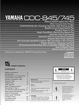 Yamaha CDC-845 Manual Do Utilizador