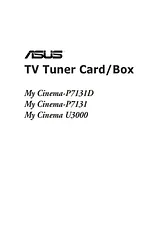 ASUS My Cinema U3000 Manual Do Utilizador