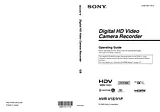 Sony HVR-V1E Mode D'Emploi