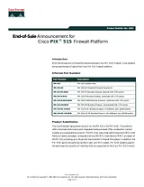 Cisco PIX 515 UNRESTRICTED SOFTWARE BUNDLE Guida Specifiche