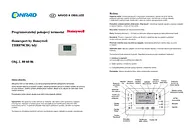 Homexpert By Honeywell Room thermostat Surface-mount 24 h mode THR870CBG User Manual