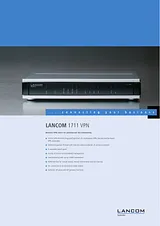 Lancom Systems 1711 VPN LS61125 Manuel D’Utilisation