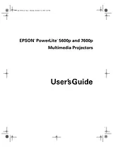 Epson 5600p ユーザーズマニュアル