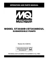Multiquip st3020bcul Benutzerhandbuch