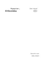 Electrolux EOG 21302 X Manual Do Utilizador