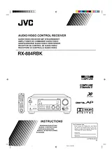 JVC RX-884RBK Справочник Пользователя